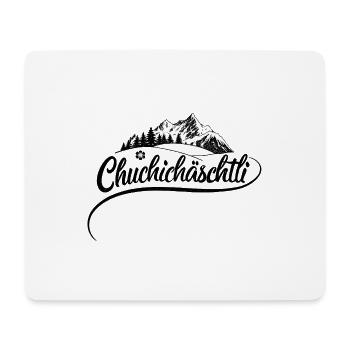 Swiss cult term Chuchichäschtli - Mouse Pad (horizontal) - white - Front