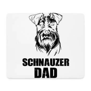Schnauzer Hund - Mousepad (Querformat) - Weiß - Vorne