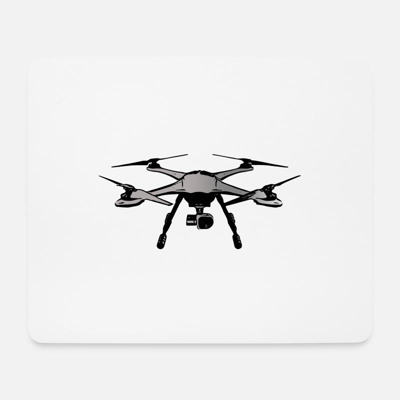 Drone - Mouse Pad (horizontal) - white