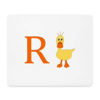 Rente Ente - Mousepad (Querformat) - Weiß - Vorne