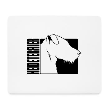 Heath Terrier Profile Dogs Hunting Dogs Wilsigns - Mouse Pad (horizontal) - white - Front