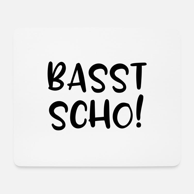 lustige sprüche - Mousepad (Querformat) - Weiß