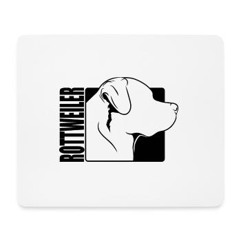 Rottweiler Profil Chiens Chien Wilsigns - Tapis de souris (format paysage) - blanc - Devant