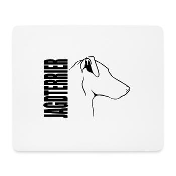 Deutscher Jagdterrier Profil Hunde Hund Wilsigns - Mousepad (Querformat) - Weiß - Vorne