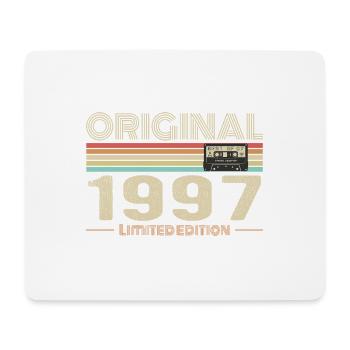 Original 1997 Vintage 1997 Anniversaire Rétro 1997 - Tapis de souris (format paysage) - blanc - Devant