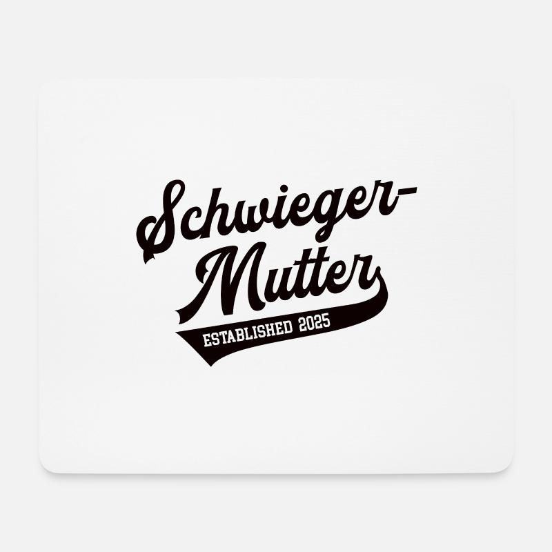 Schwiegermutter 2025 Mother in Law Schwiegermama - Mousepad (Querformat) - Weiß