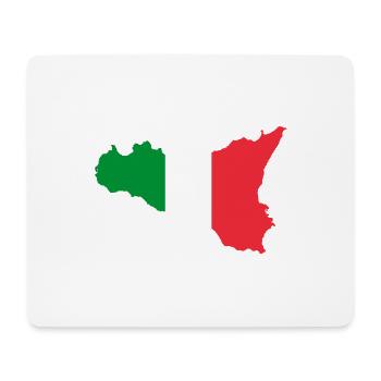 Sicile couleurs classique - Tapis de souris (format paysage) - blanc - Devant