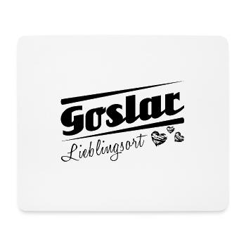 Goslar - Lieblingsort mit Stadtnamen - Mousepad (Querformat) - Weiß - Vorne