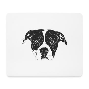 Old English Bulldog - Mousepad (Querformat) - Weiß - Vorne