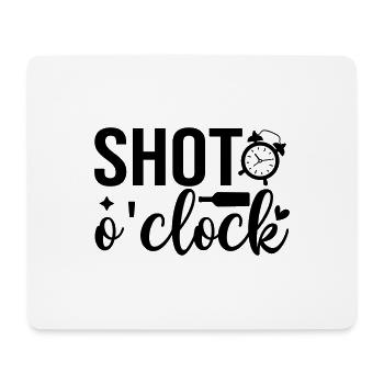 Shot o clock tequila soda and margaritas - Mouse Pad (horizontal) - white - Front