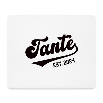 Tante 2024 Ich Werde Patentante Tanten Baby Kommt - Mousepad (Querformat) - Weiß - Vorne