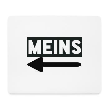 MEINS - Pärchen Pfeil - Mousepad (Querformat) - Weiß - Vorne