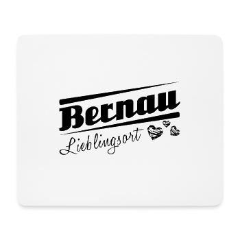 Bernau - Lieblingsort mit Stadtnamen - Mousepad (Querformat) - Weiß - Vorne