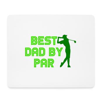 MEILLEUR PAPA PAR GOLF GOLFEUR DISANT MOTIFS CADEAU - Tapis de souris (format paysage) - blanc - Devant