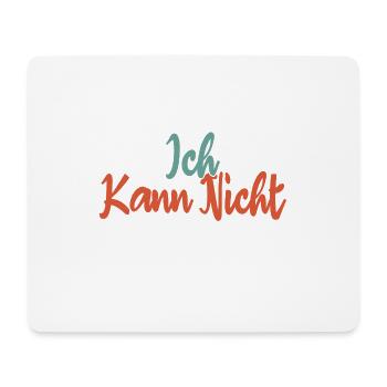 Ich kann nicht ich haben party alcool party !!! - Mousepad (Querformat) - Weiß - Vorne