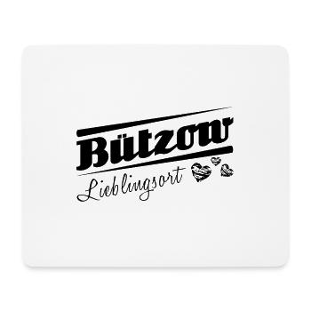Bützow - Lieblingsort mit Stadtnamen - Mousepad (Querformat) - Weiß - Vorne