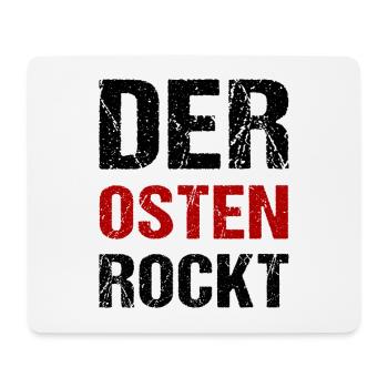 Der Osten Rockt Ossi DDR Ostdeutschland - Mousepad (Querformat) - Weiß - Vorne