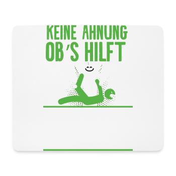 Physiotherapeuten Physio Geschenk Lustig - Mousepad (Querformat) - Weiß - Vorne