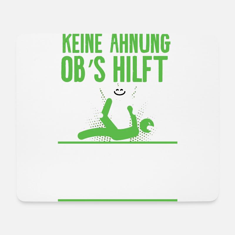 Physiotherapeuten Physio Geschenk Lustig - Mousepad (Querformat) - Weiß