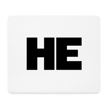 NE – НЕ / NO – The universal no - Mouse Pad (horizontal) - white - Front