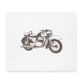 MZ ES 250 Doppelport - Mousepad (Querformat) - Weiß - Vorne