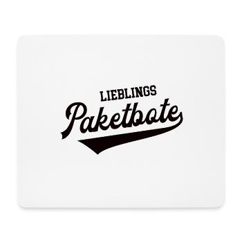 Lieblings Paketbote Danke Paketboten Postbote Bote - Mousepad (Querformat) - Weiß - Vorne