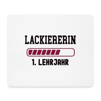 Apprenticeship varnisher 1st year painter apprenticeship - Mouse Pad (horizontal) - white - Front