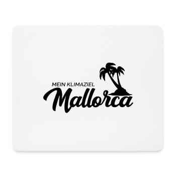 Mallorca Urlaub Klimaziel - Mousepad (Querformat) - Weiß - Vorne