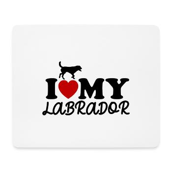 Labrador - Mouse Pad (horizontal) - white - Front