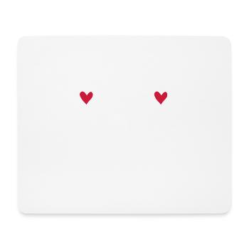 HALLOBABYW - Mousepad (Querformat) - Weiß - Vorne