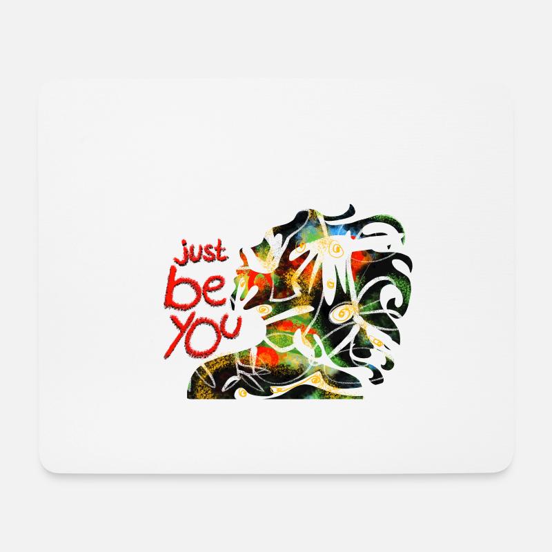 just be you - Mousepad (Querformat) - Weiß