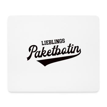 Paketbotin Beste Botin Zustellerin KEP Postbotin - Mousepad (Querformat) - Weiß - Vorne