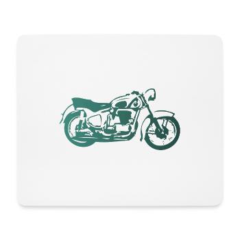 DDR Motorrad Sport AWO - Mousepad (Querformat) - Weiß - Vorne