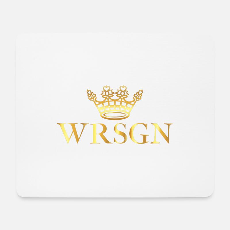 WRSGN - Bekannt wie die Krone des Siegerlands - Mousepad (Querformat) - Weiß