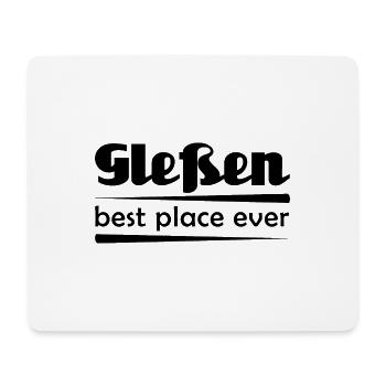 Gleßen - Stadt best place ever - Mousepad (Querformat) - Weiß - Vorne