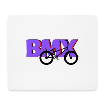 BMX Air Trick Shirt – Ride the Sky - Mousepad (Querformat) - Weiß - Vorne