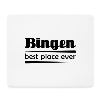Bingen - Stadt best place ever - Mousepad (Querformat) - Weiß - Vorne