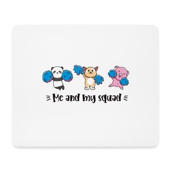 Cheerleader Team Mannschaft Gruppe Cheerleading - Mousepad (Querformat) - Weiß - Vorne