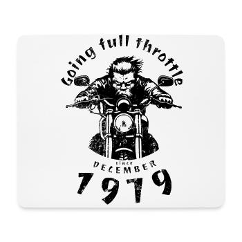 45. Geburtstag : à fond depuis 12/1979 - Tapis de souris (format paysage) - blanc - Devant