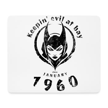 65. Geburtstag Keepin evil at bay since 01/1960 - Mouse Pad (horizontal) - white - Front