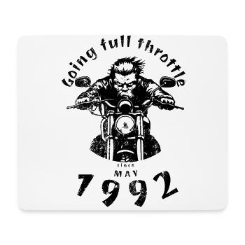33. Anniversaire Plein régime depuis 05/1992 - Tapis de souris (format paysage) - blanc - Devant