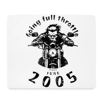 20. Geburtstag Tourne à plein régime depuis 06/2005 - Tapis de souris (format paysage) - blanc - Devant