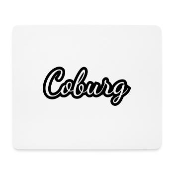 Coburg - Textdesign mit Stadtnamen - Mousepad (Querformat) - Weiß - Vorne