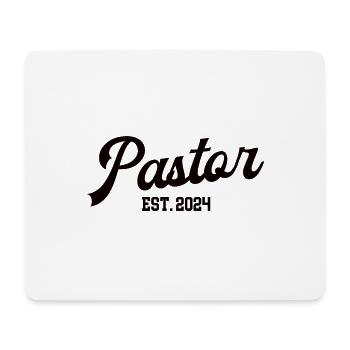 Pastor 2024 Jubiläum Geburtstag Kirche Geistlicher - Mousepad (Querformat) - Weiß - Vorne