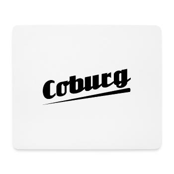 Coburg - Textdesign mit Stadtnamen - Mousepad (Querformat) - Weiß - Vorne
