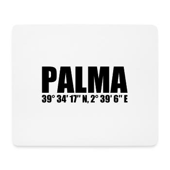 Palma Coordinates - Mouse Pad (horizontal) - white - Front