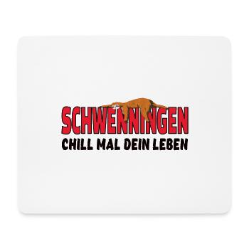 Schwenningen Faultier chill mal dein Leben - Mousepad (Querformat) - Weiß - Vorne