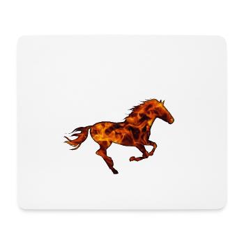 Horse horse - Mouse Pad (horizontal) - white - Front
