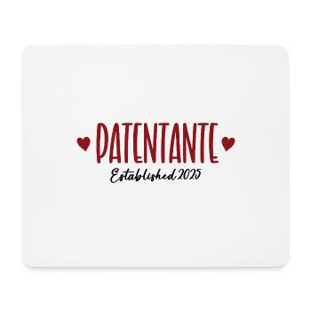 Patentante Werden Taufe Konfirmation Tante 2025 - Mousepad (Querformat) - Weiß - Vorne