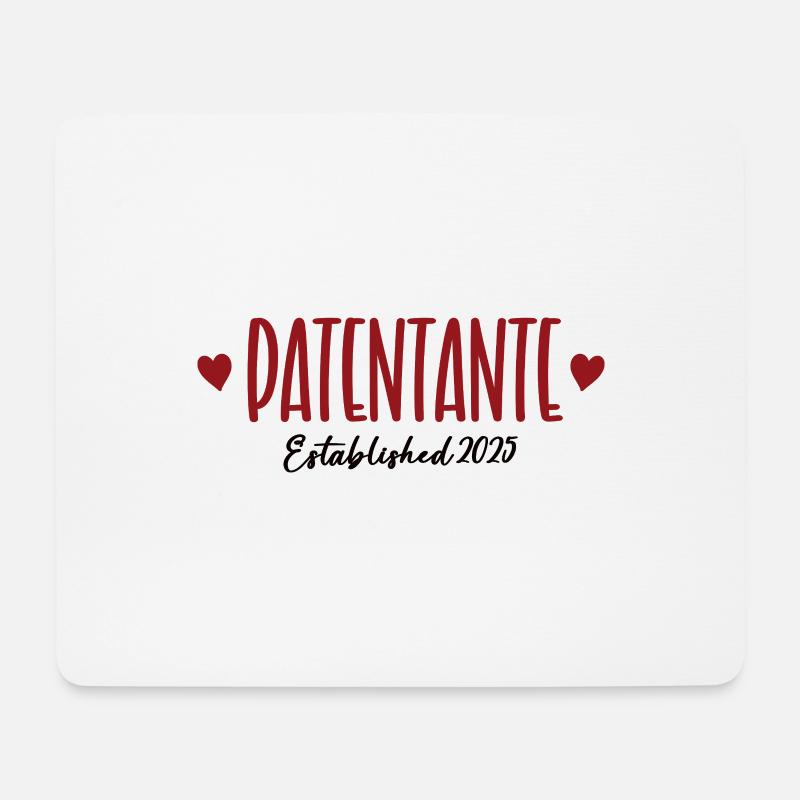 Patentante Werden Taufe Konfirmation Tante 2025 - Mousepad (Querformat) - Weiß